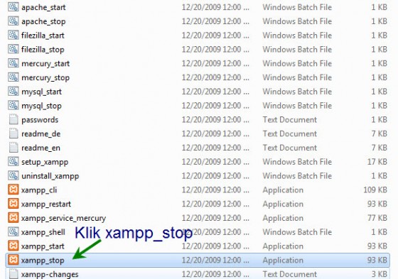 28 xampp stop now