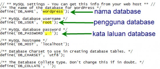 8 wp config webhost info