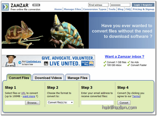 webzamzar